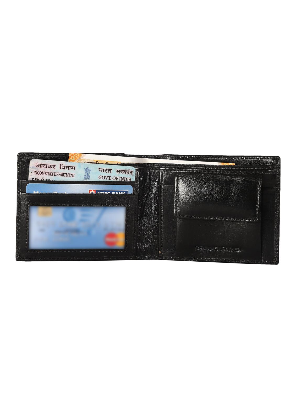 black leatherette wallet - 16218840 - Standard Image - 2