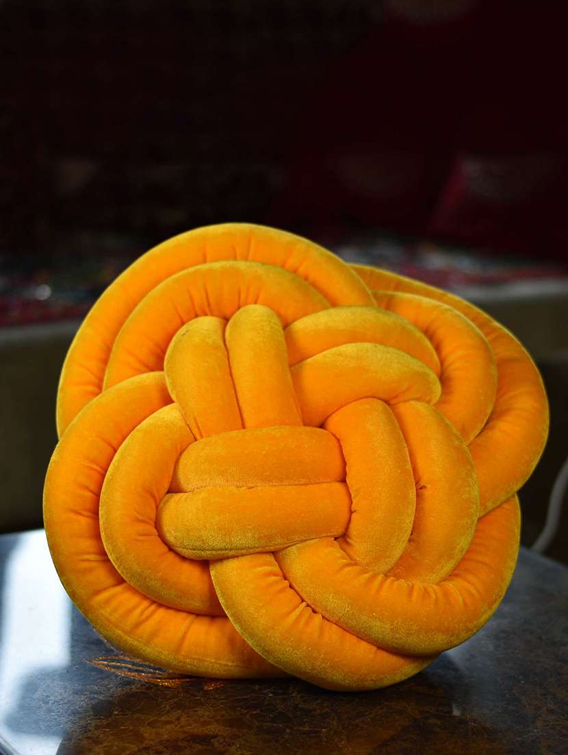 flower knot cushion velvet material