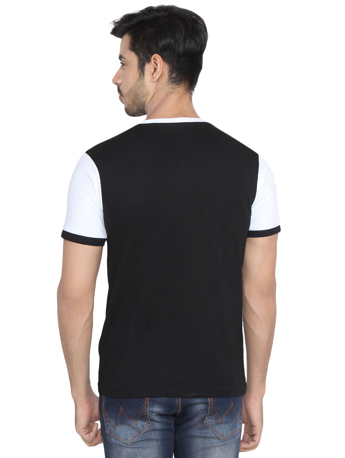 black color block pocket t-shirt - 16219380 -  Standard Image - 2