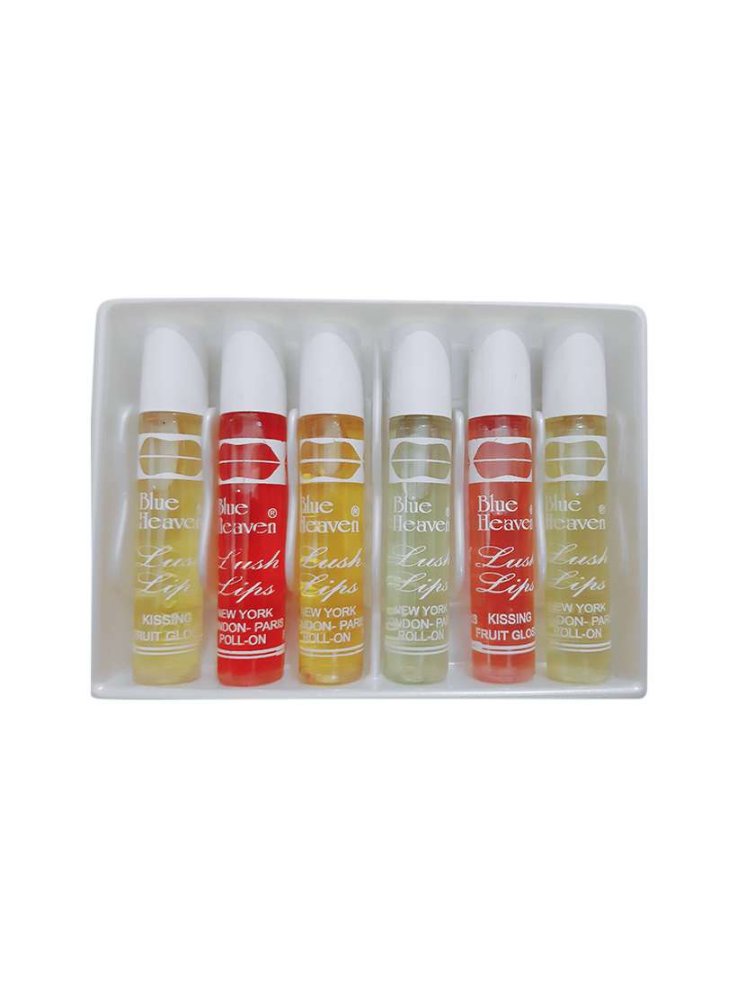 blue heaven pack of 6 lip gloss/balm
