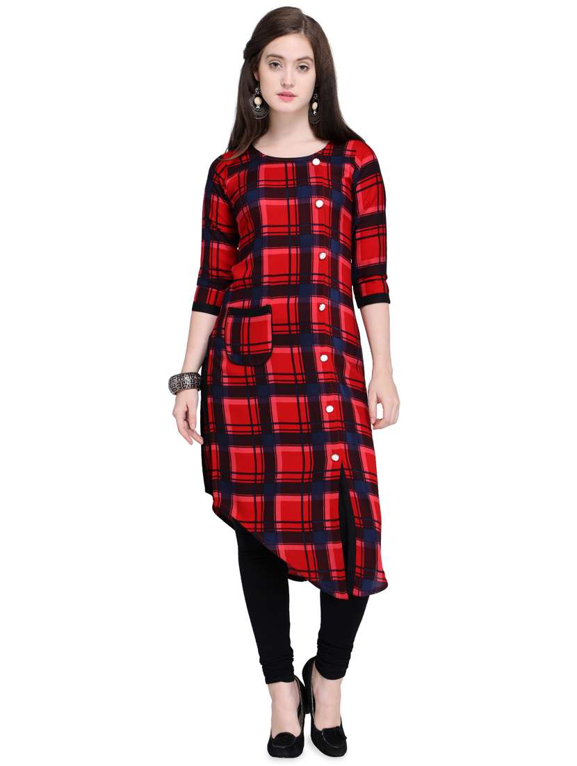 women's asymmetric kurta