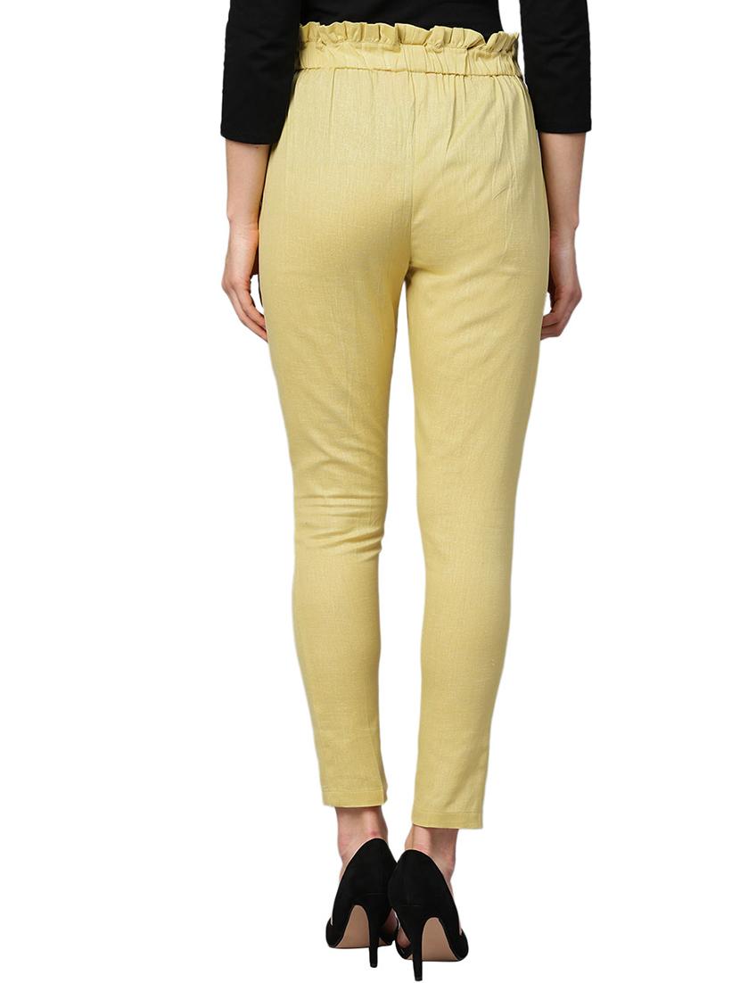 frill waist slim fit trouser - 16225936 - Standard Image - 2