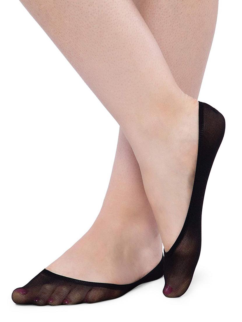 set of 3 black cotton toe seperator sock - 16226606 - Standard Image - 2