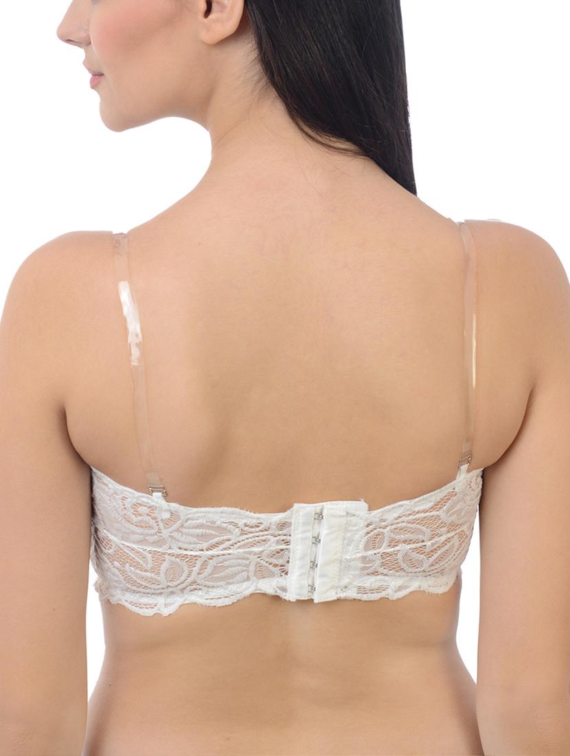 detachable strapped laced bra - 16227482 - Standard Image - 2