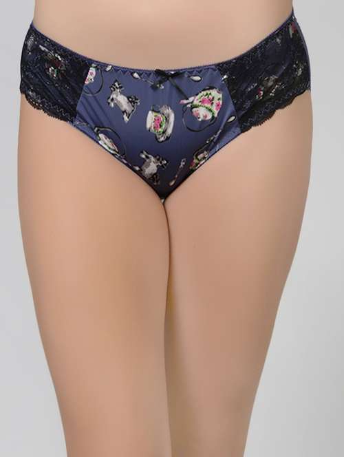 lace detail quirky hipster panty - 16227530 -  Standard Image - 0