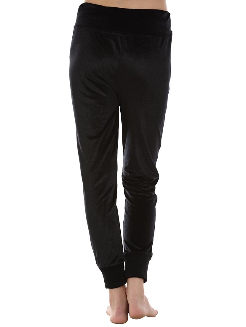 high rise solid drawstring pajama - 16227578 - Standard Image - 2