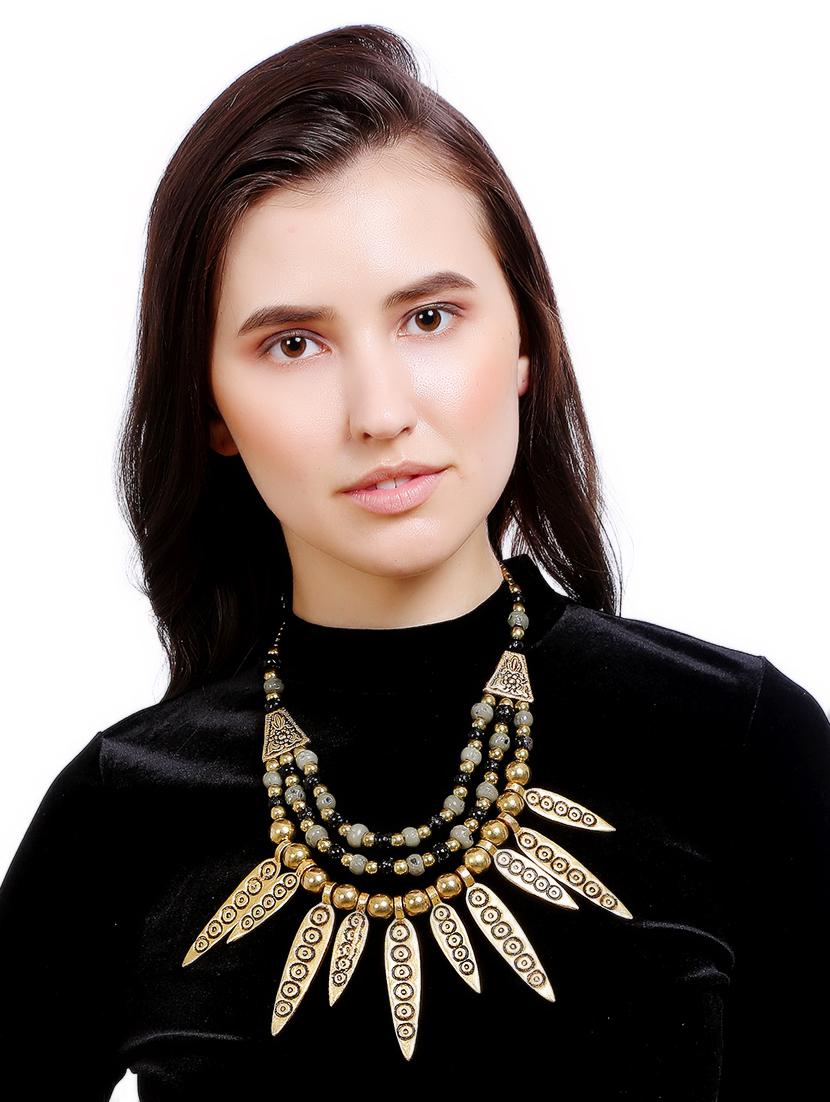 women ethnic daily wear designer necklace - 16234659 - Standard Image - 2