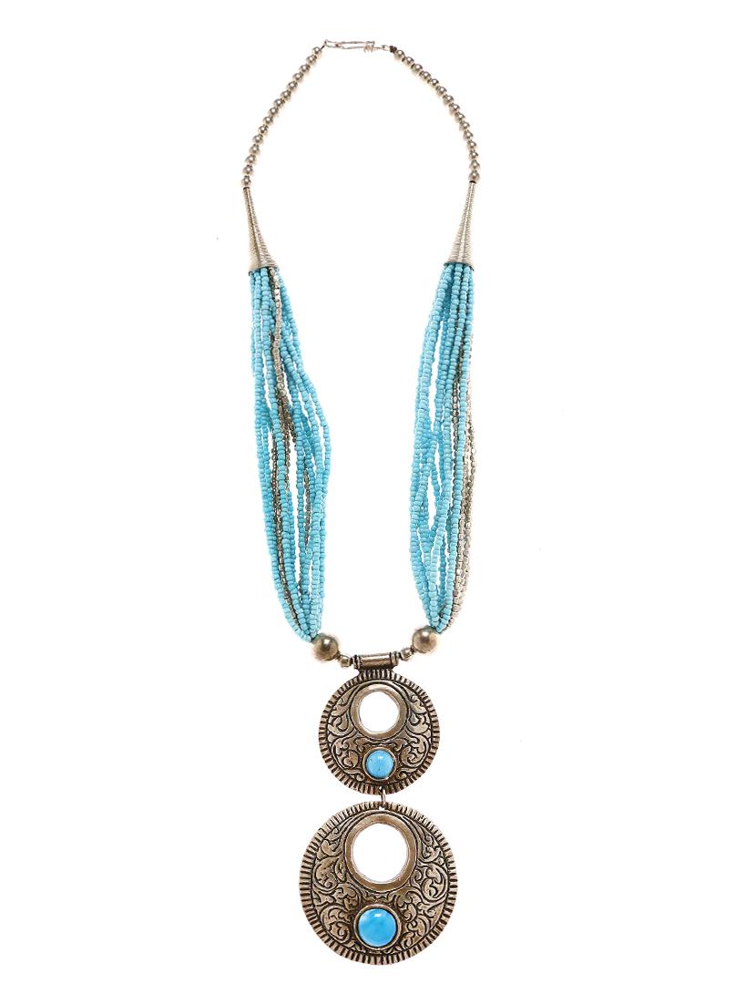  women ethnic daily wear designer necklace - 16234670 -  Zoom Image - 0