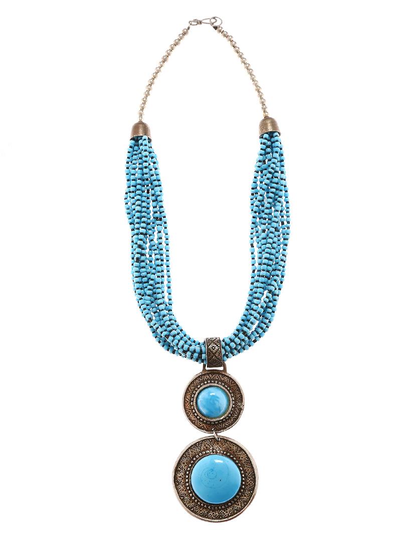 women ethnic daily wear designer necklace - 16234671 - Zoom Image - 0