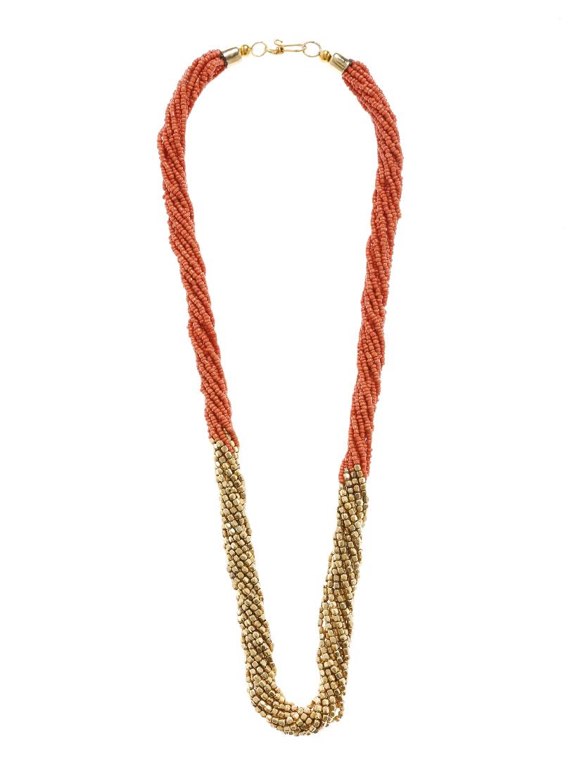 women ethnic daily wear designer necklace - 16234678 - Zoom Image - 0