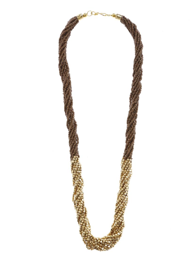 women ethnic daily wear designer beaded necklace - 16234683 -  Zoom Image - 0
