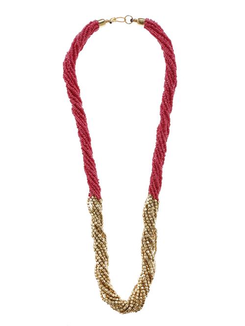 women ethnic daily wear designer beaded necklace - 16234686 - Standard Image - 0