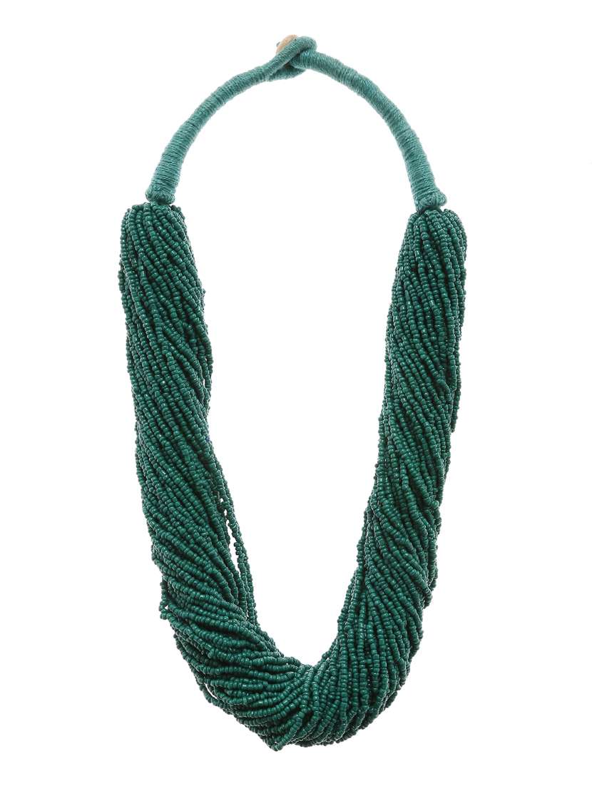women ethnic daily wear designer beaded necklace - 16234690 - Zoom Image - 0