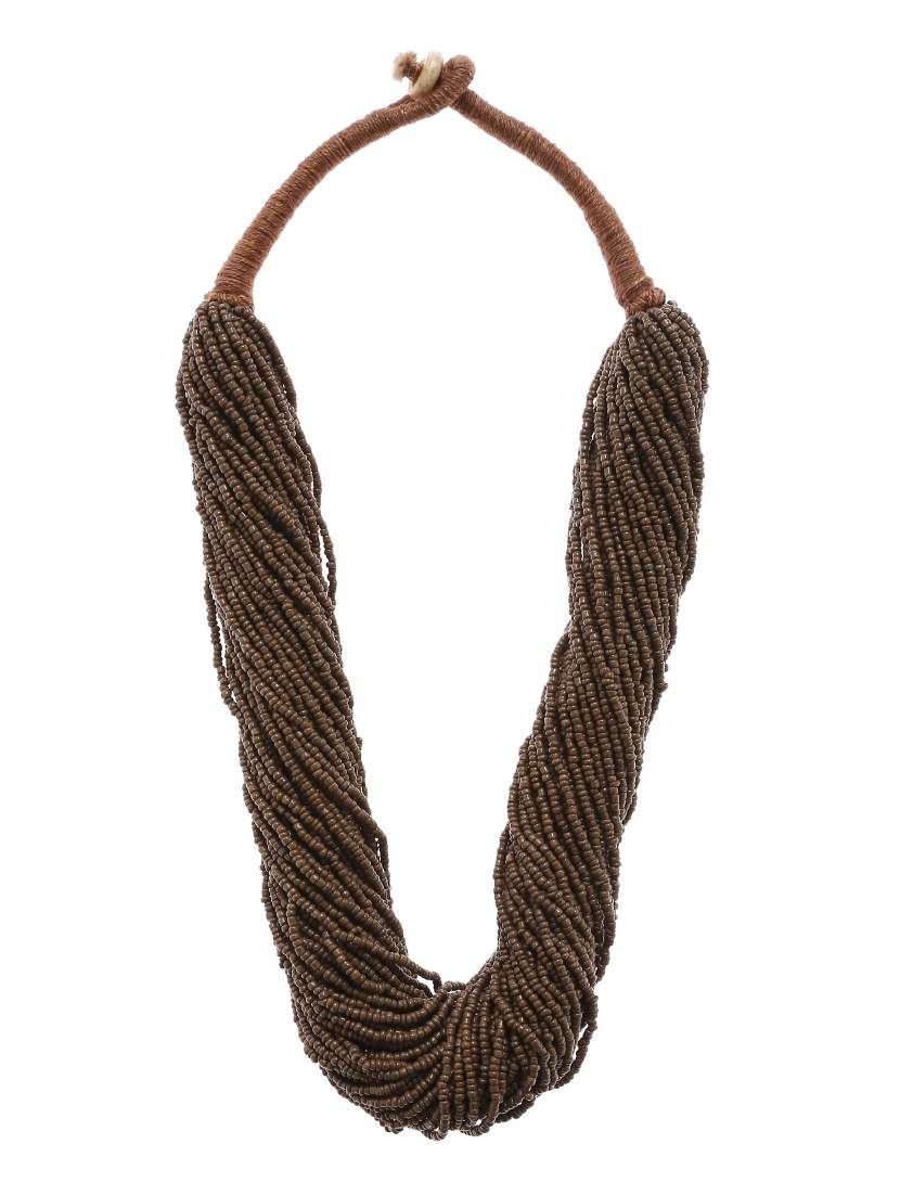 women ethnic daily wear designer beaded necklace - 16234691 - Zoom Image - 0
