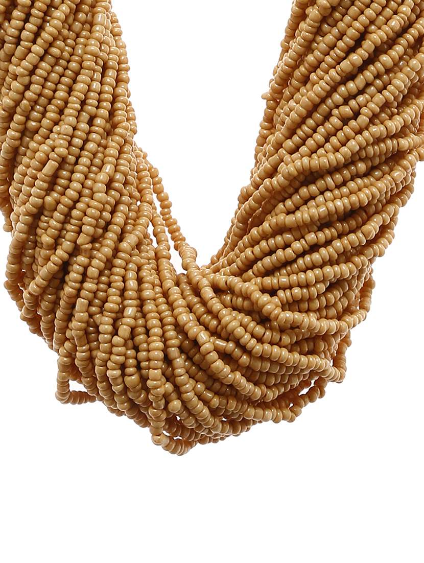 women ethnic daily wear designer beaded necklace - 16234696 - Standard Image - 2