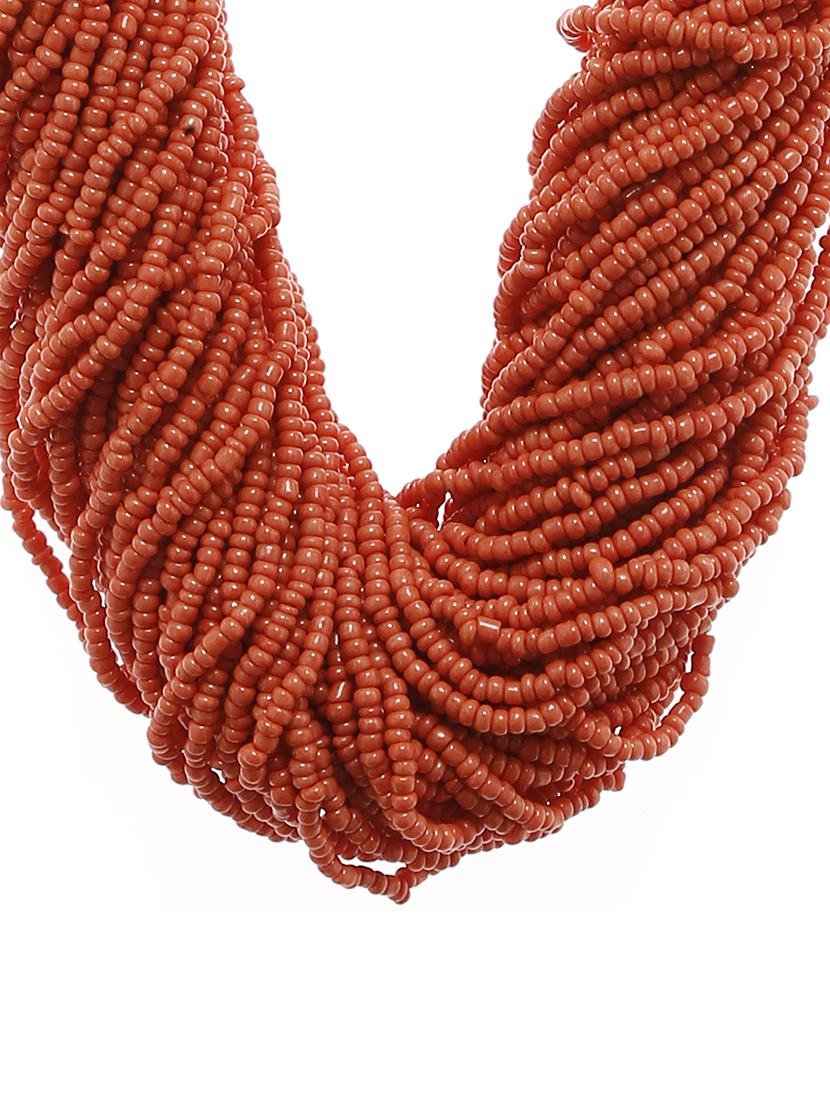 women ethnic daily wear designer beaded necklace - 16234698 - Standard Image - 2