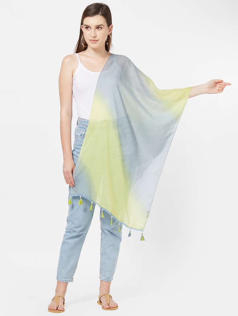 women's ombre print stole