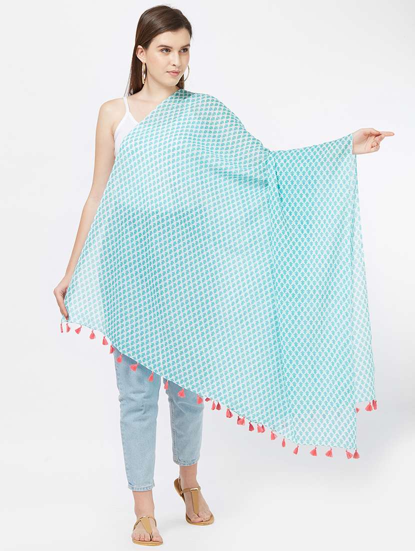 women's printed print stole