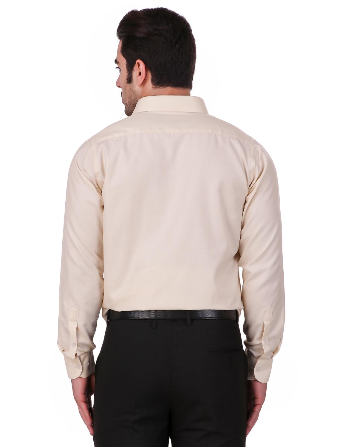 yellow solid formal shirt - 16236498 - Standard Image - 2