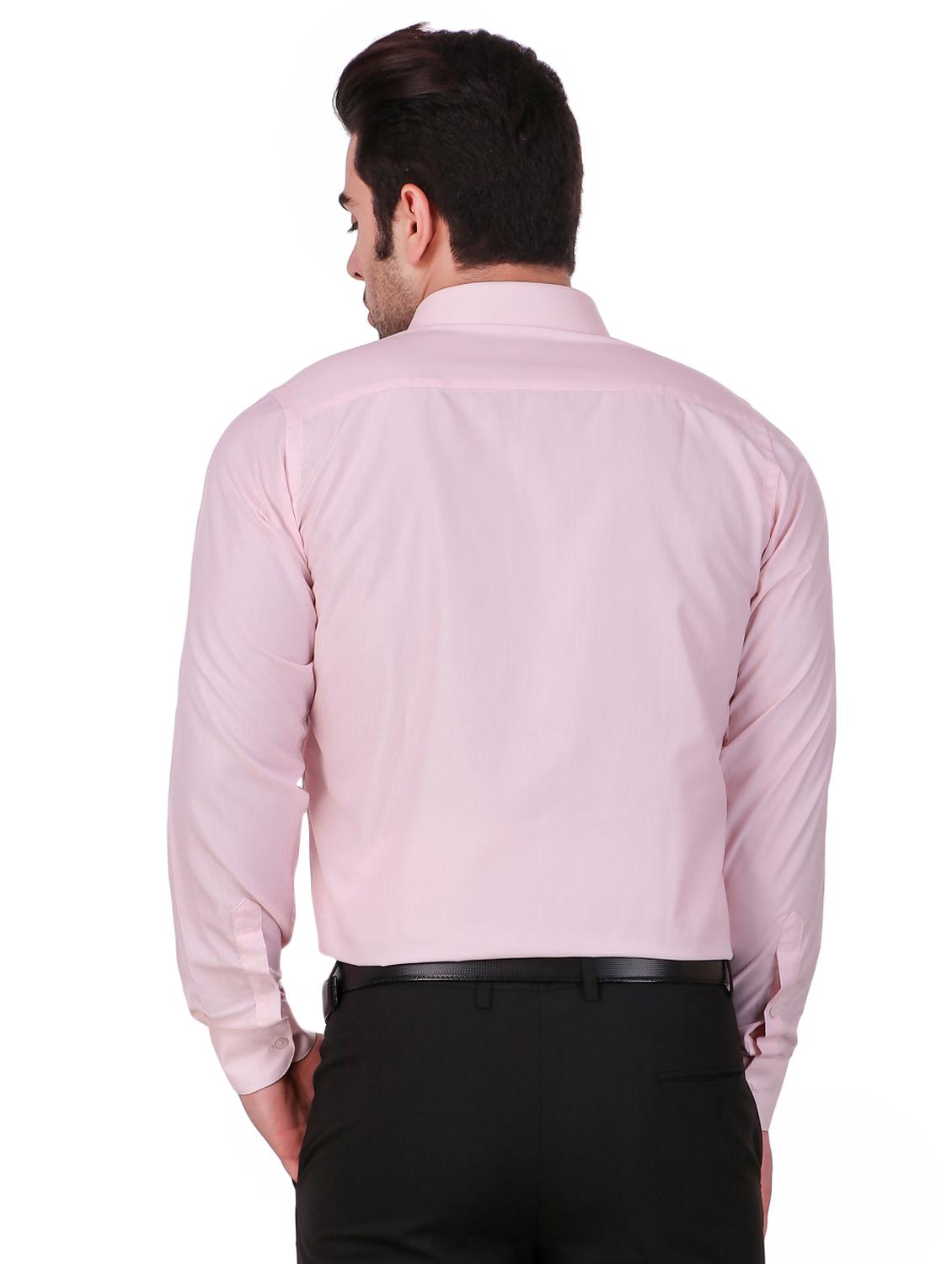 pink solid formal shirt - 16236503 - Standard Image - 2