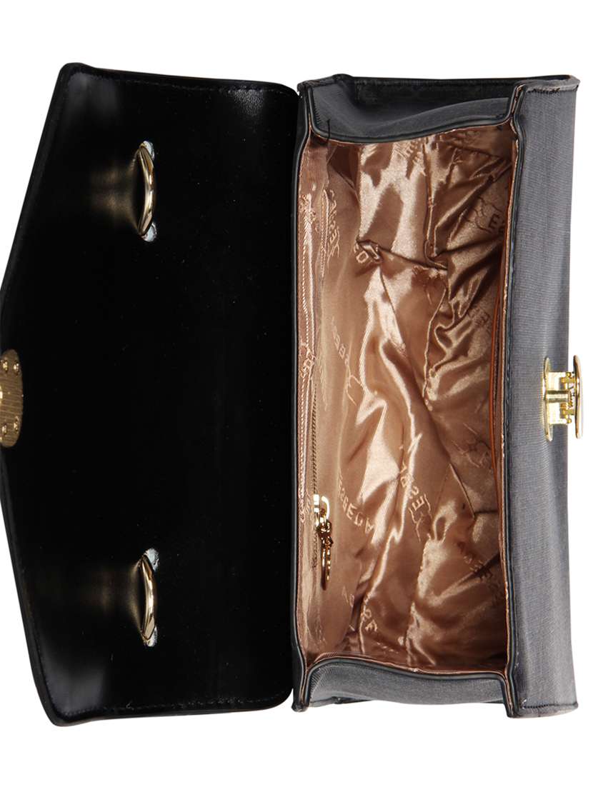 black leatherette (pu) handbag - 16238509 -  Standard Image - 2