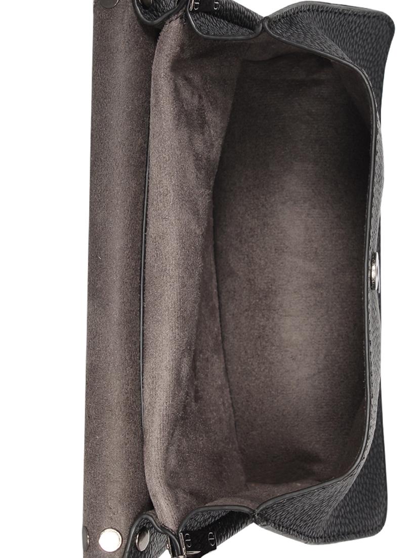 black leatherette (pu) sling bag - 16238556 - Standard Image - 2