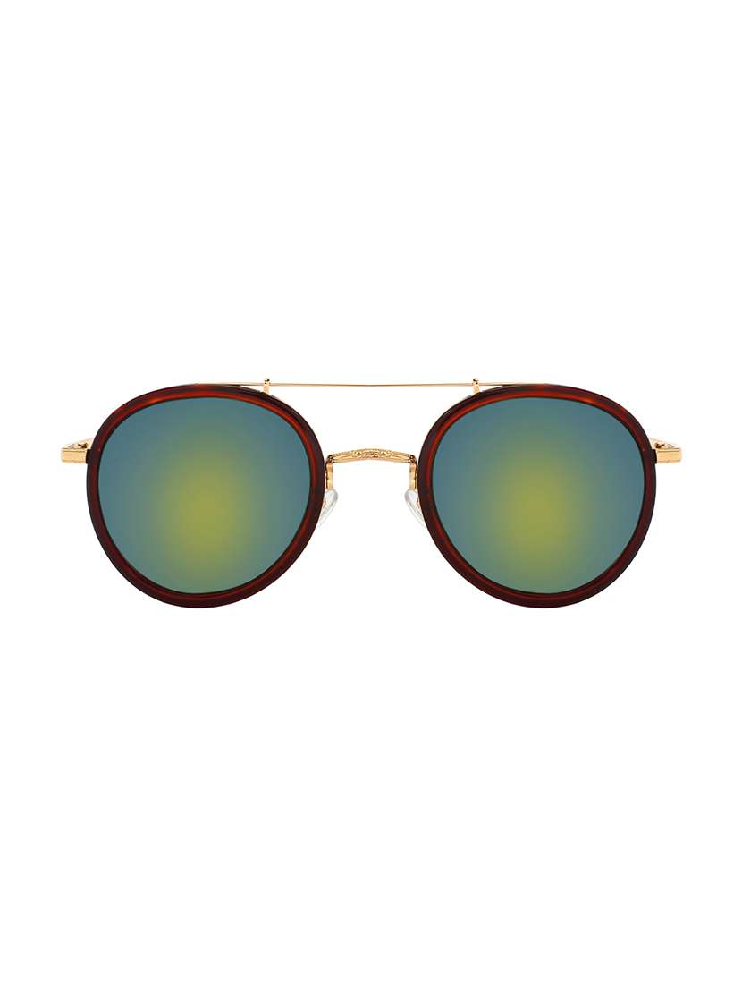 abner blue round sunglasses ( absun-185 )