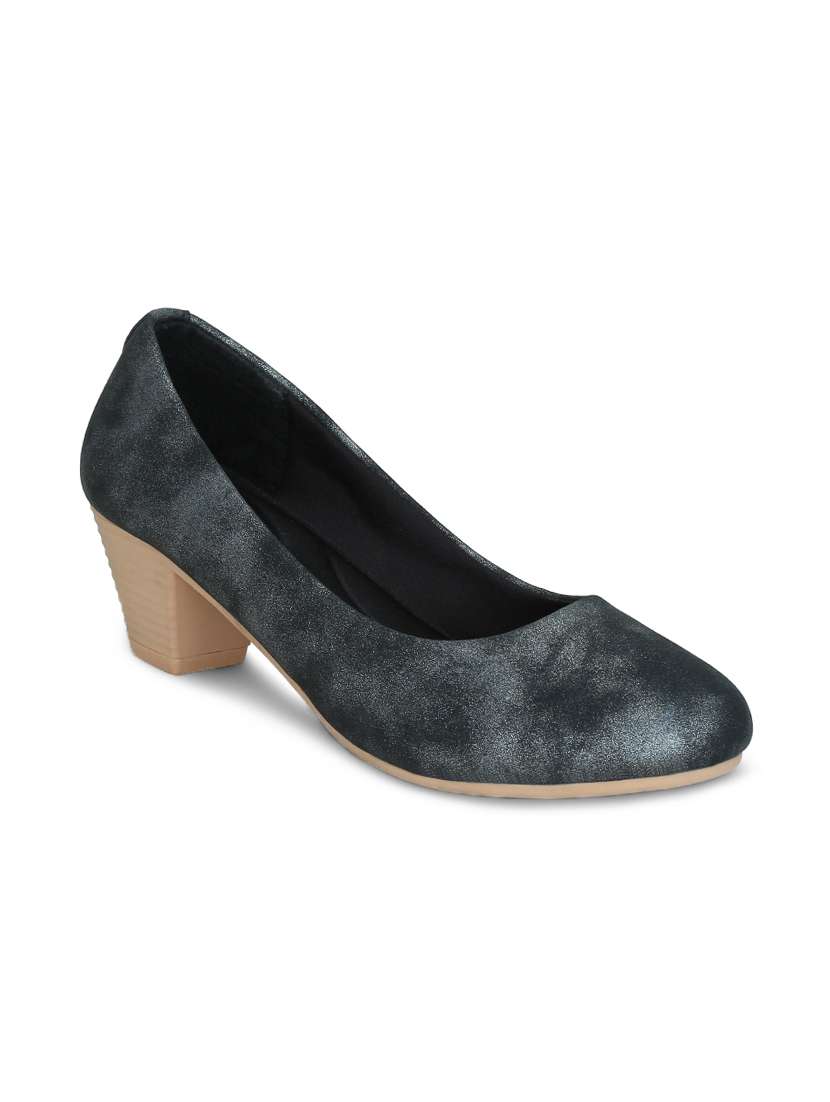 grey slip on pumps
