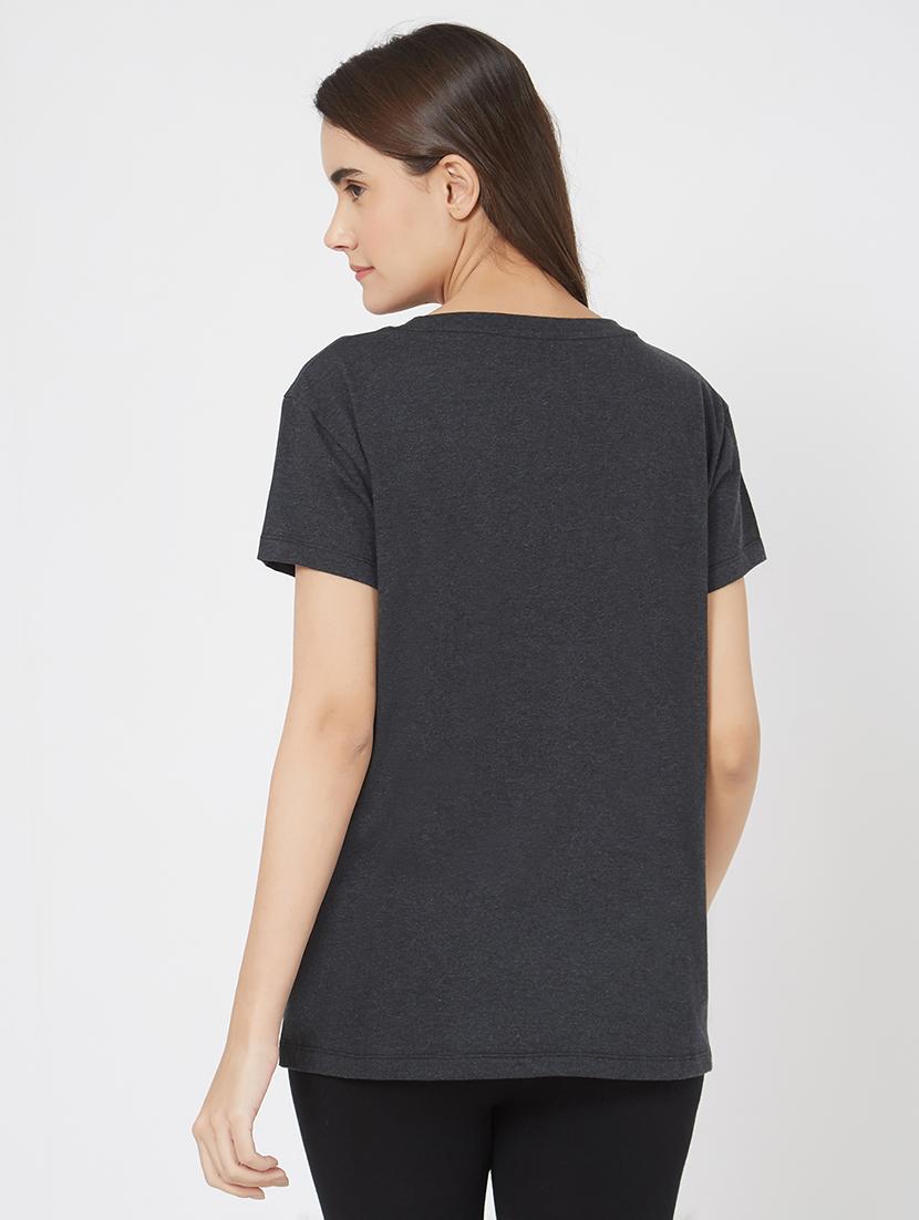 round neck solid tee - 16245150 - Standard Image - 2