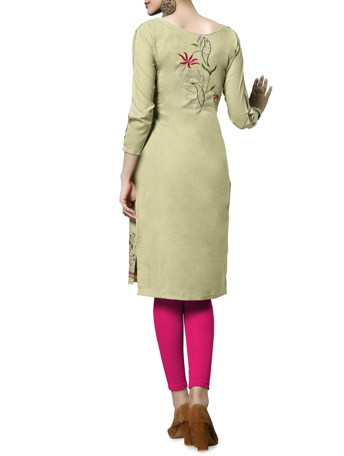 floral embroidered unstitched suit - 16246897 - Standard Image - 2