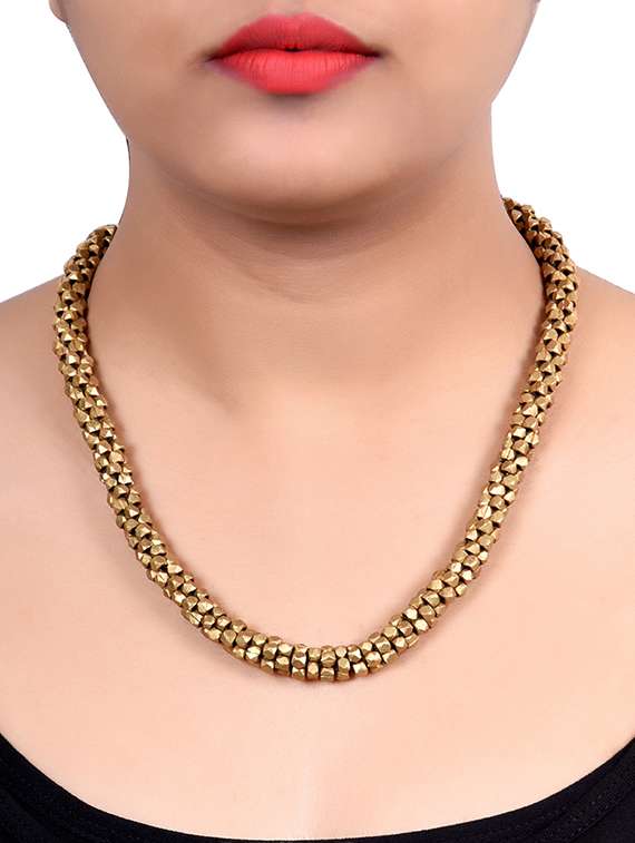 gold  short necklace - 16251160 -  Standard Image - 2
