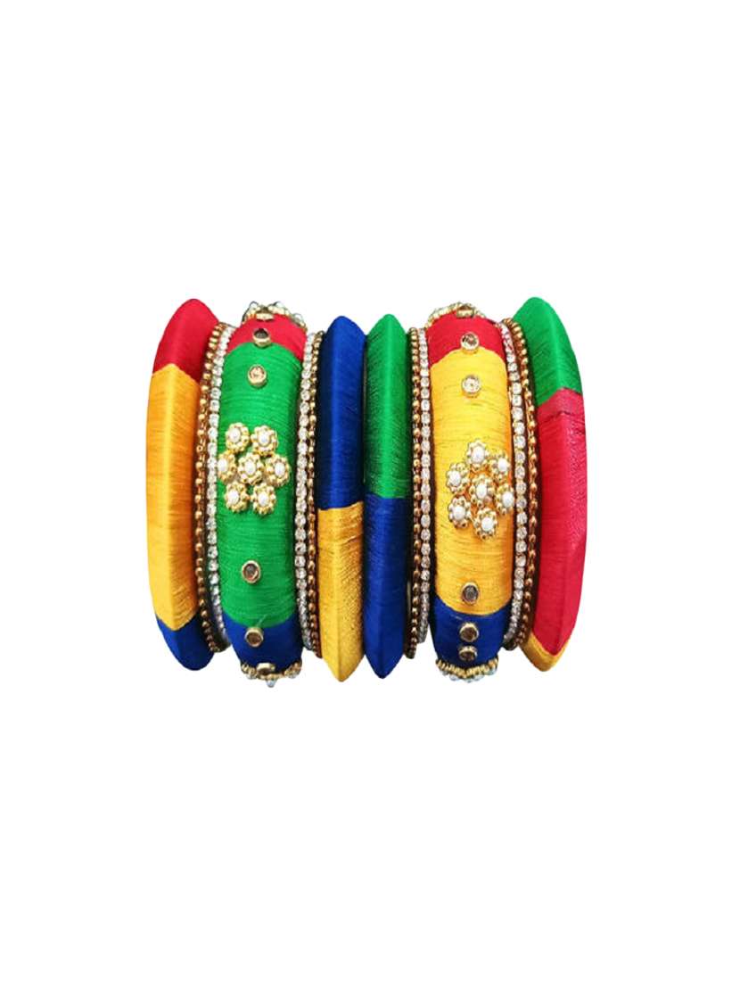 multi colored plastic bangle