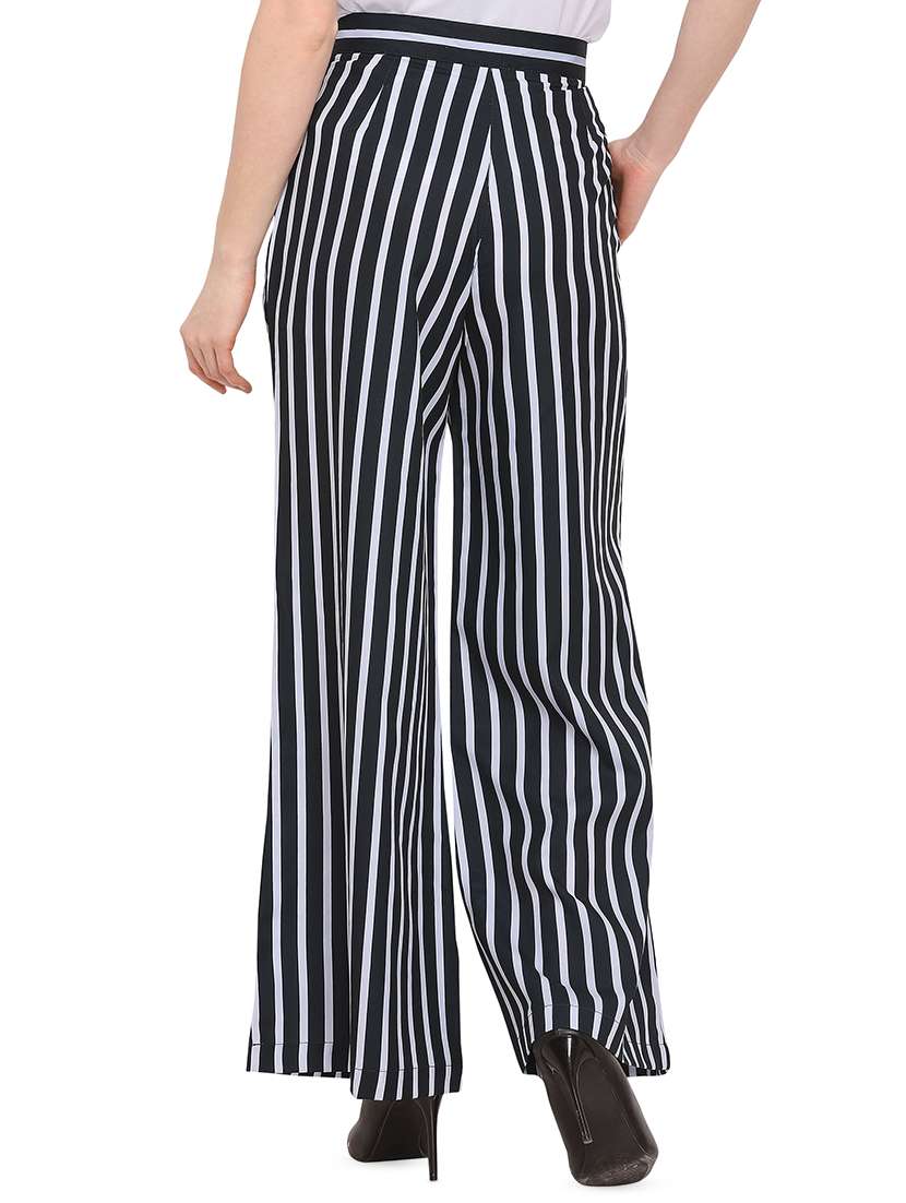 wide leg striped trousers  - 16261171 -  Standard Image - 2