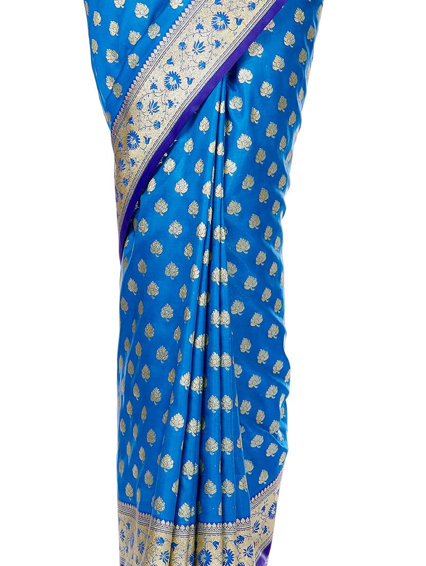 women's banarasi saree with blouse - 16270762 -  Standard Image - 2