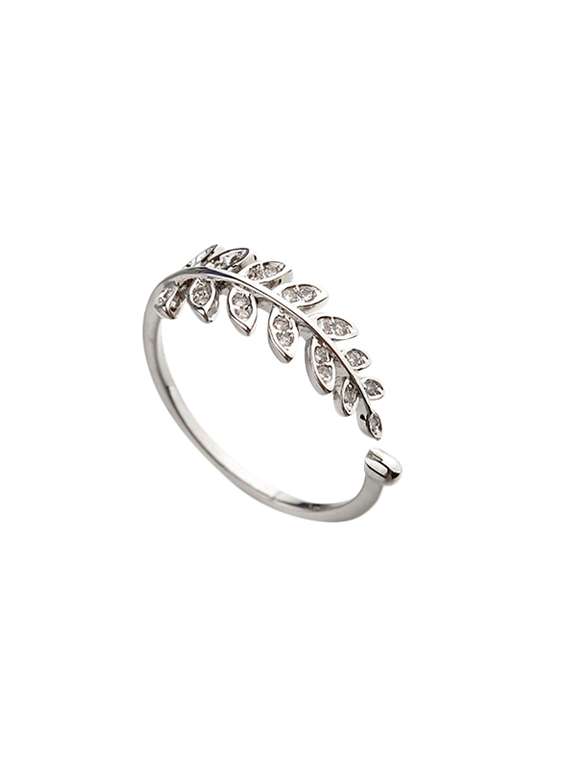 silver metal finger  ring