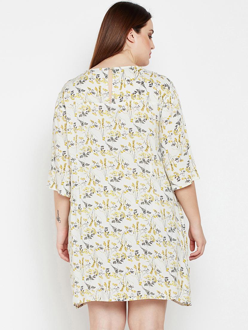floral a-line plus dress - 16274793 - Standard Image - 2