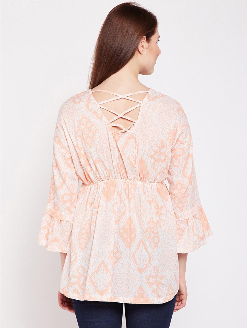 criss cross detail maternity wear top - 16274829 - Standard Image - 2