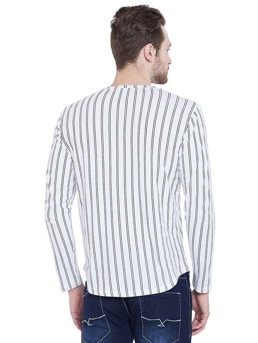 white striped t-shirt - 16275069 - Standard Image - 2