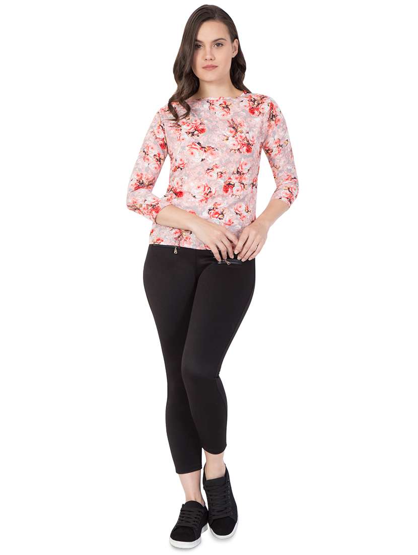 women's straight boat neck top - 16278763 -  Standard Image - 2