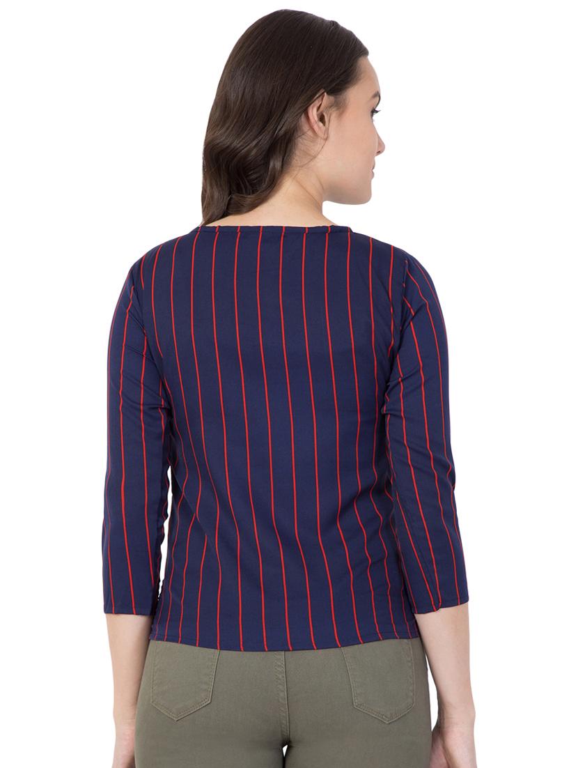 women's straight boat neck top - 16278770 - Standard Image - 2
