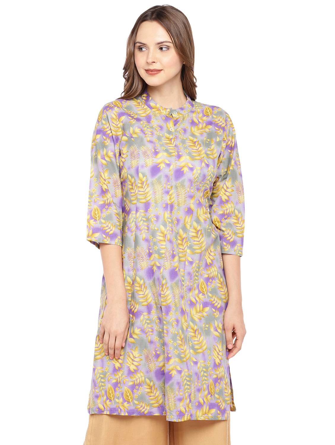 digital printed straight kurta