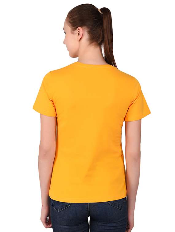 women's plain round neck t-shirt - 16283646 -  Standard Image - 2