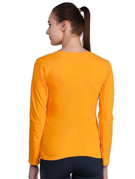 women's plain henley neck t-shirt - 16283655 - Standard Image - 2