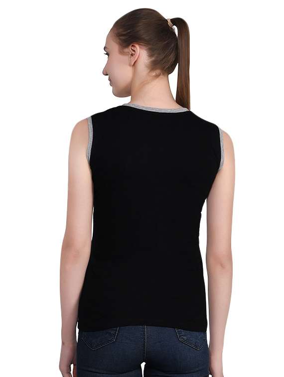 women's color block round neck t-shirt - 16283668 - Standard Image - 2