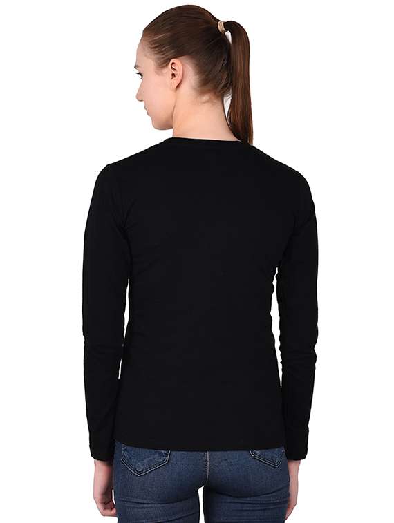 women's plain round neck t-shirt - 16283750 -  Standard Image - 2