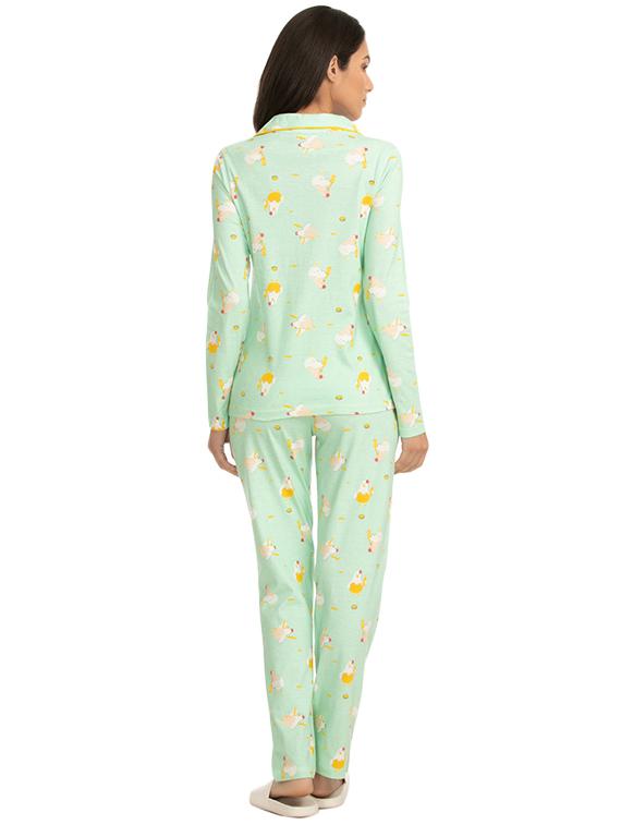 quirky print nightwear set - 16286367 - Standard Image - 2