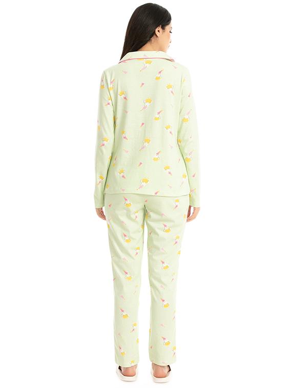 quirky print nightwear set - 16286368 - Standard Image - 2