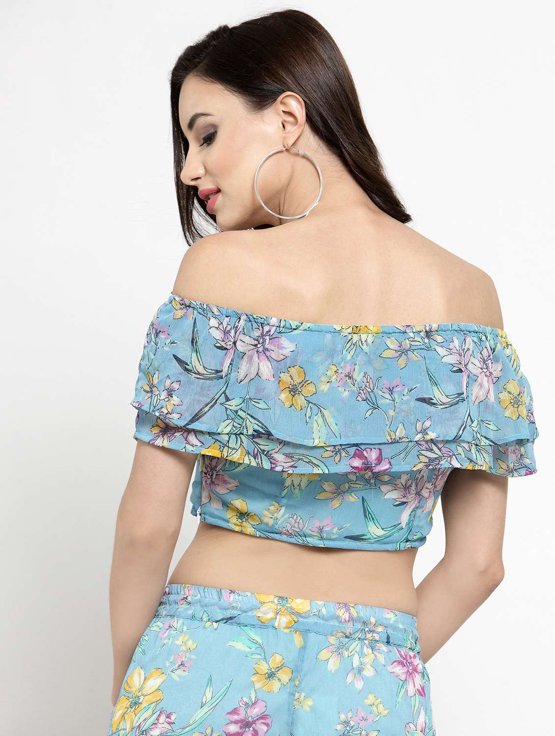 women's layered off shoulder top - 16287136 -  Standard Image - 2