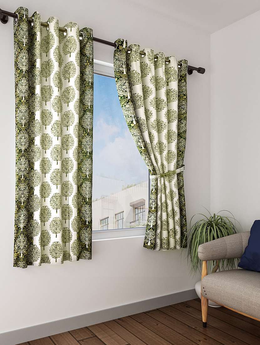 new plain window pack of 2 curtain