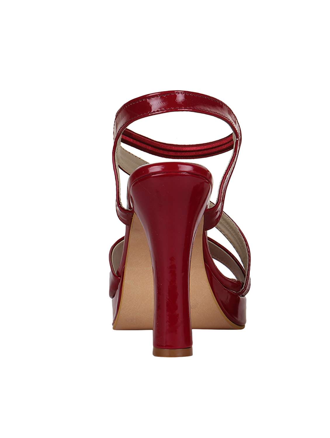 maroon ankle strap sandals - 16293560 -  Standard Image - 2